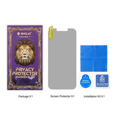Kinglas Privacy Tempered Glass Screen Protector For iPhone 15 Plus / 15 Pro Max - Image 9