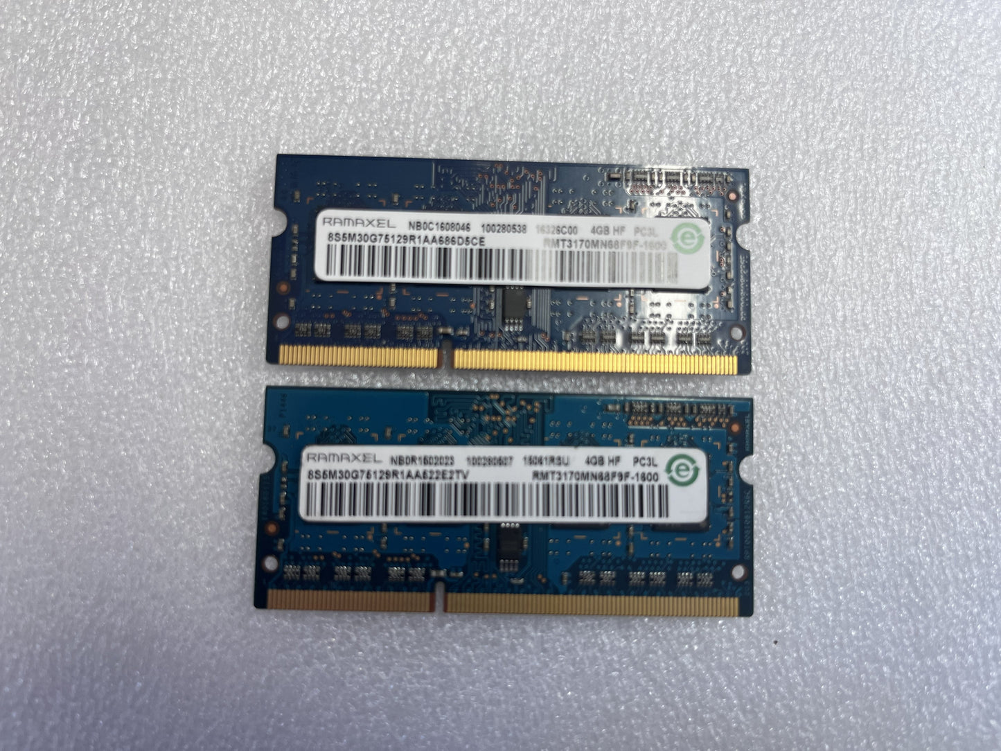 RAMAXEL 8GB (2x4) DDR3 SODIMM RAM 1600