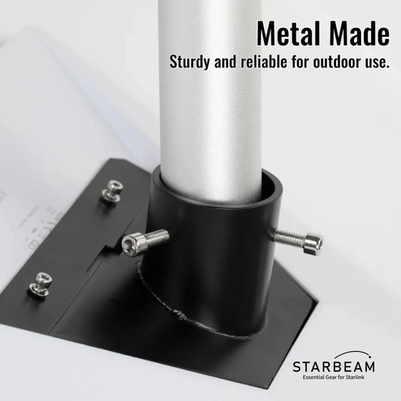 STARBEAM Starlink Mini Metal Pole Adapter for up to 39mm Pole