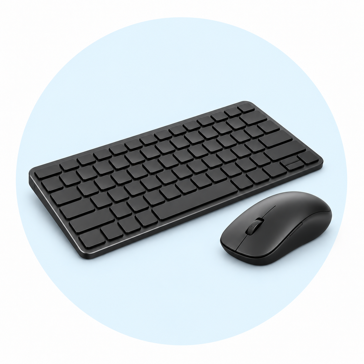 Peripherals with Microfix blue circular accent