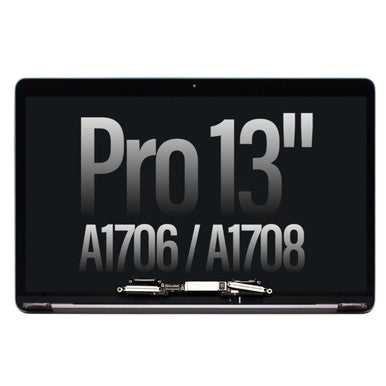 Complete LCD Display Assembly for MacBook Pro 13" A1706 A1708 (Late 2016-Mid 2017)-Space Grey
