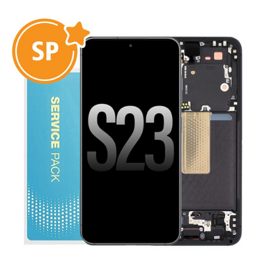 Samsung Galaxy S23 5G S911B OLED Screen Replacement Digitizer with Frame