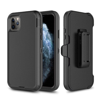 Shockproof Robot Armor Hard Plastic Case with Belt Clip for iPhone 11 Pro (5.8'')