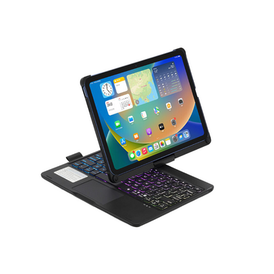 Bluetooth Keyboard Case for iPad 10th Generation With Touchpad And Coloured Backlight - Image 3