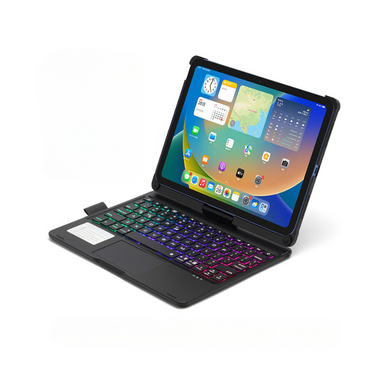 Bluetooth Keyboard Case for iPad 10th Generation With Touchpad And Coloured Backlight - Image 2
