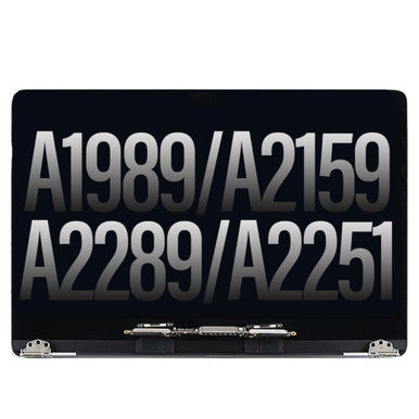 Complete LCD Display Assembly for MacBook Pro 13" A1989(2018-2019) A2159(2019) A2289(2020) A2251(2020)-Silver