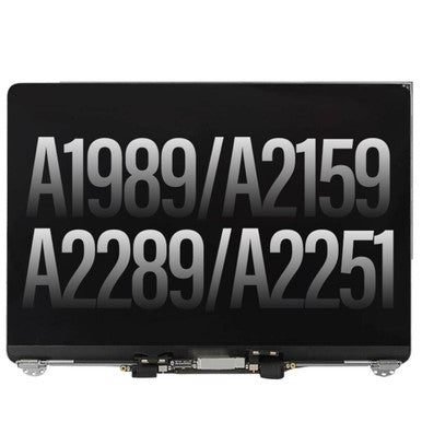 Complete LCD Display Assembly for MacBook Pro 13" A1989(2018-2019) A2159(2019) A2289(2020) A2251(2020)-Space Gray