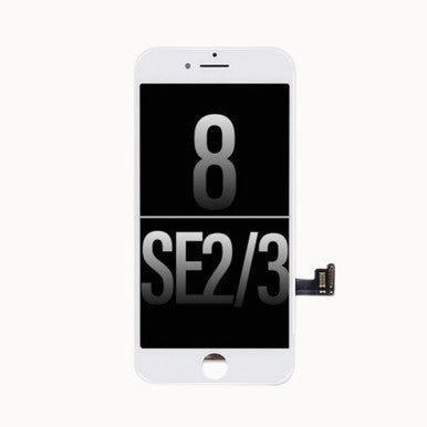 LCD Assembly for iPhone 8 / SE (2020) / SE (2022) Screen Replacement - White