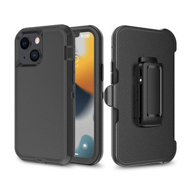 Shockproof Robot Armor Hard Plastic Case with Belt Clip for iPhone 14