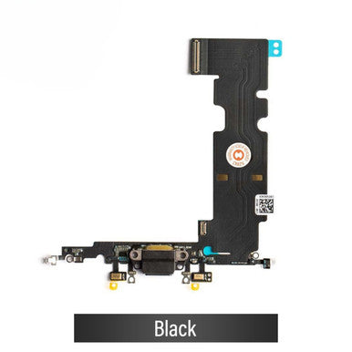 Charging Port Flex Cable for iPhone 8 Plus - Black