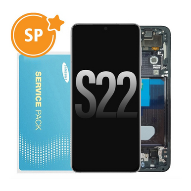 Samsung Galaxy S22 5G S901B OLED Screen Replacement Digitizer with Frame