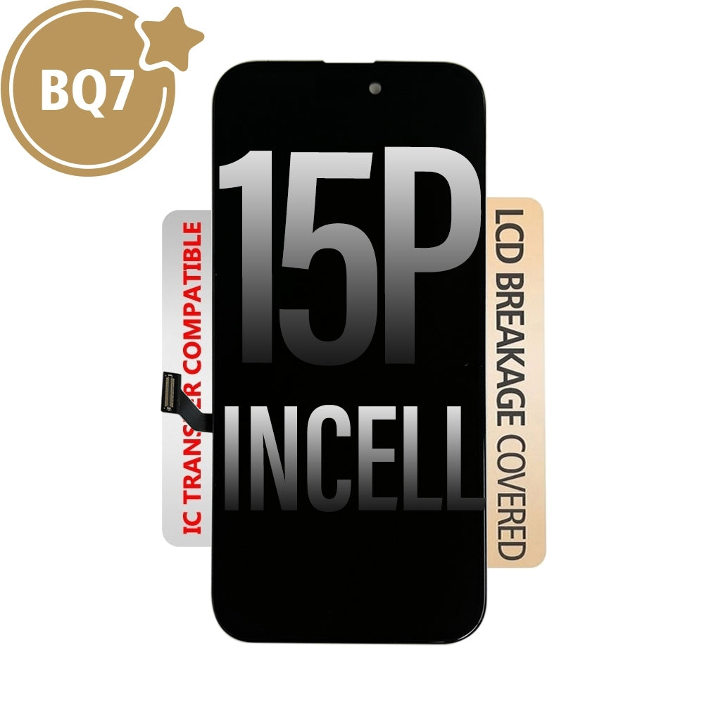 BQ7 Incell LCD Assembly for iPhone 15 Plus Screen Replacement (Compatible for IC chip transfer)