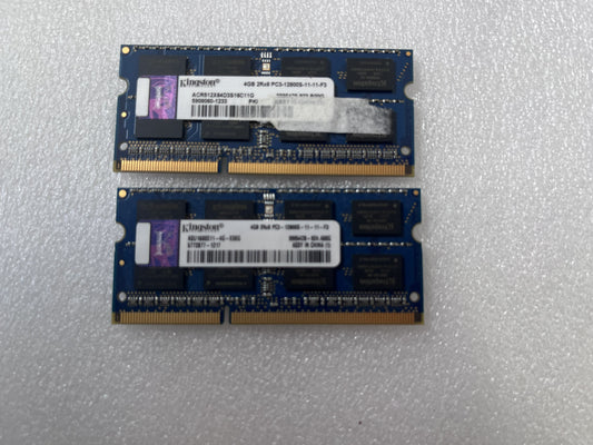 Kingston 8GB (2x4) DDR3 SODIMM RAM 2Rx8 12800