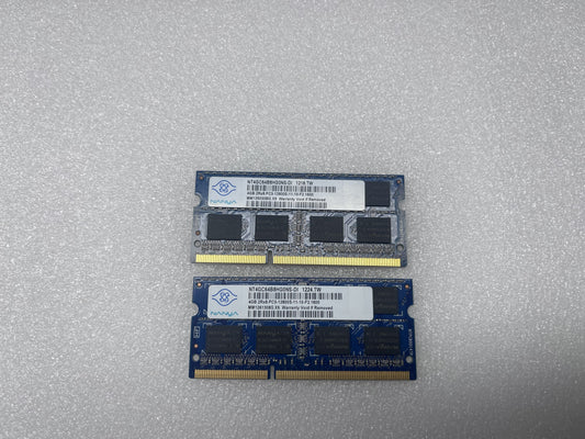 Nanya 8Gb (2x4) DDR3 SODIMM 2Rx8 12800