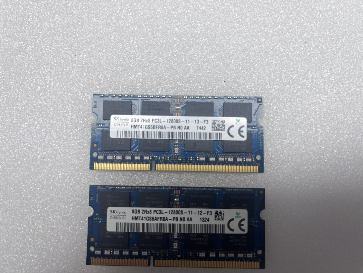 SK Hynix 16GB (2x8) DDR3 SODIMM 2Rx8 12800