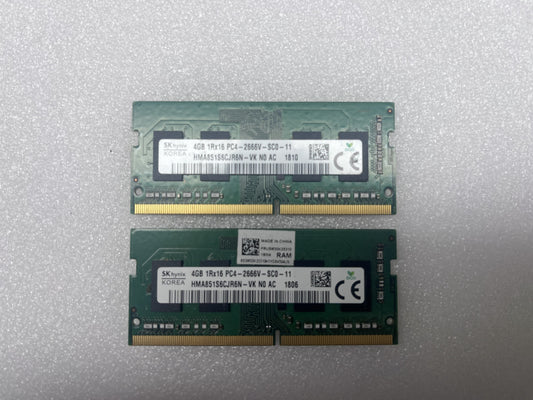 SK Hynix 8GB (2x4) DDR4 SODIMM RAM 1Rx16