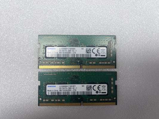 Samsung 16GB (2x8) DDR4 SODIMM RAM 1Rx8