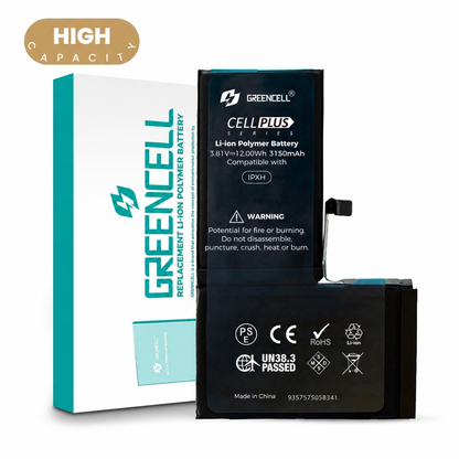 iPhone X Greencell Replacement Battery — 3150mAh
