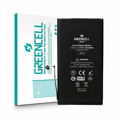 iPhone 12 / 12 Pro Greencell PRO Replacement Battery — 2815mAh