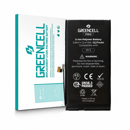 iPhone 13 Greencell PRO Replacement Battery — 3227mAh