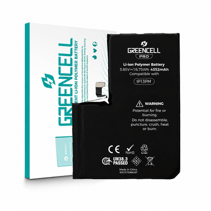 iPhone 13 Pro Max Greencell PRO Replacement Battery — 4352mAh