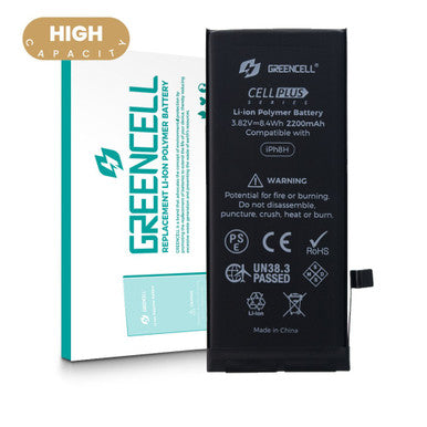Greencell (High Capacity 2200mAh) iPhone 8 Replacement Battery with Adhesive Strips