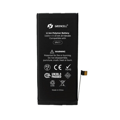 Greencell (3110mAh) iPhone 11 Replacement Battery with Adhesive Strips (Original chip best quality in the market ) - Image 2