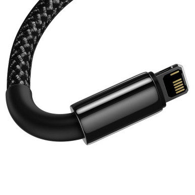 Baseus Tungsten Gold Fast Charging Data Cable USB to iP 2.4A 1m - Image 4