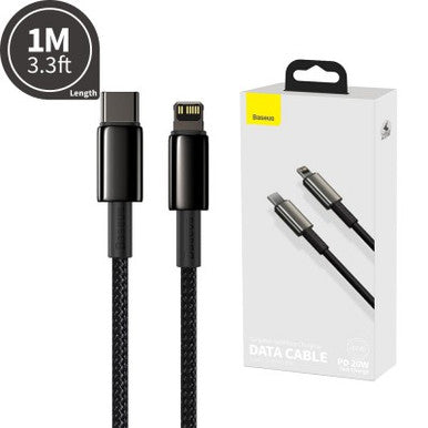 Baseus Tungsten Gold Fast Charging Data Cable Type-C to iP PD 20W 1M