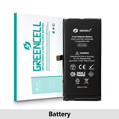Greencell (2227mAh) iPhone 12 mini Replacement Battery with Adhesive Strips (Original chip best quality in the market )