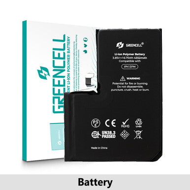 Greencell (4352mAh) iPhone 13 Pro Max Replacement Battery with Adhesive Strips (Original chip best quality in the market )