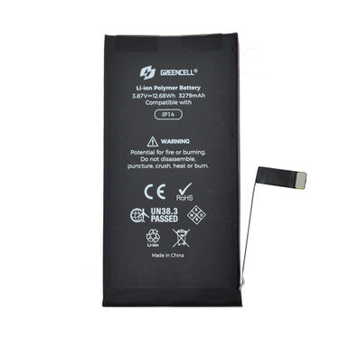 Greencell (3279mAh) iPhone 14 Replacement Battery with Adhesive Strips (Original chip best quality in the market ) - Image 2