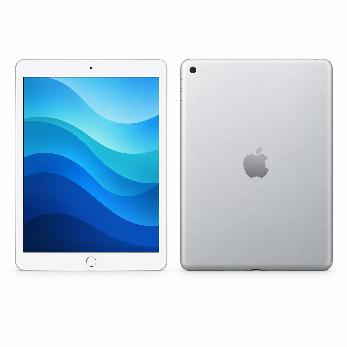 iPad 7 generation, front and back
