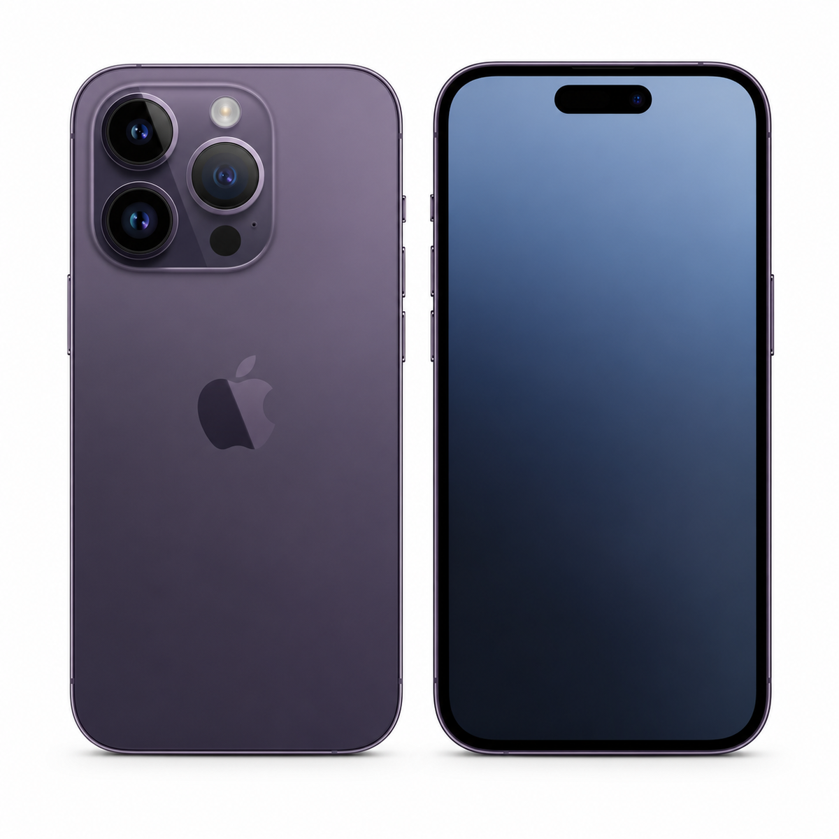 iPhone 14 Pro front and back
