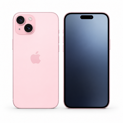 iPhone 15 Plus front and back