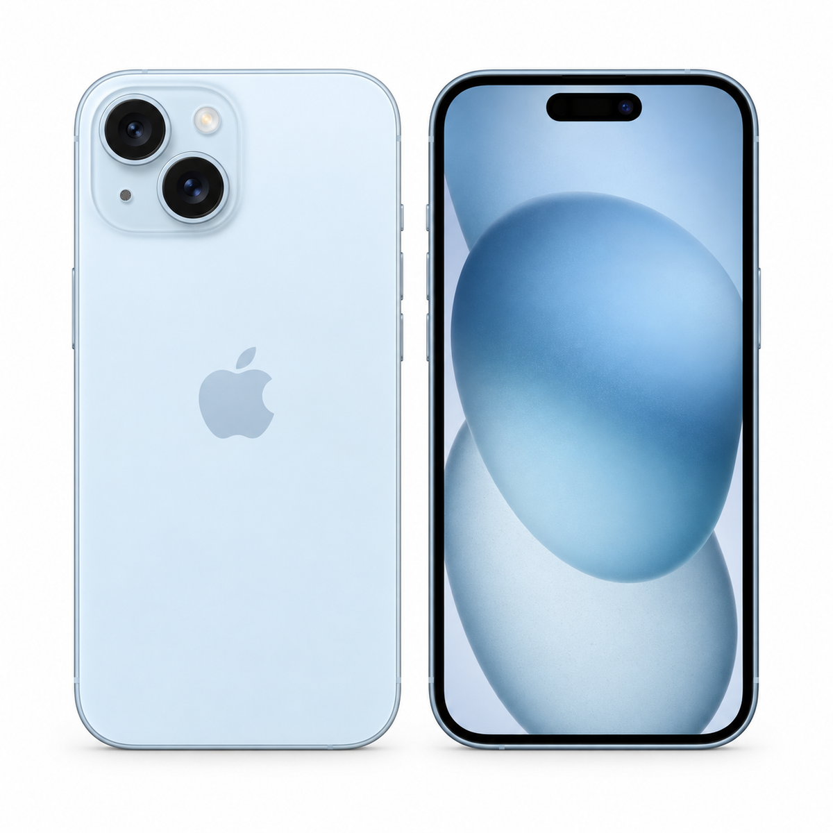 iPhone 15 front and back
