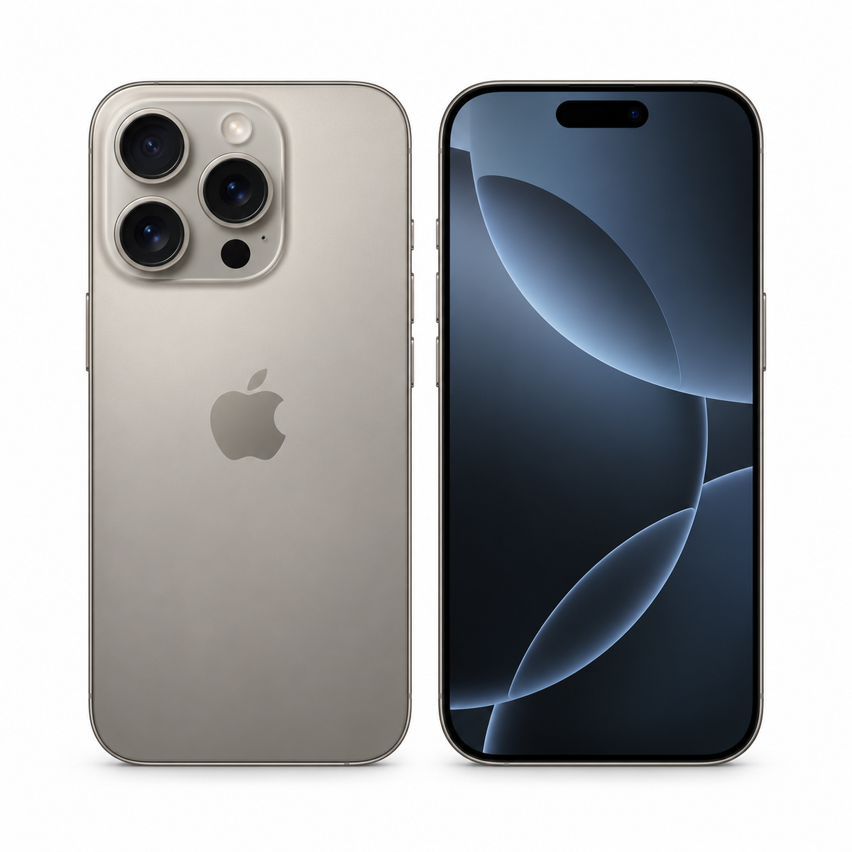 iPhone 16 Pro front and back