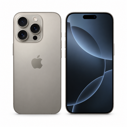 iPhone 16 Pro front and back