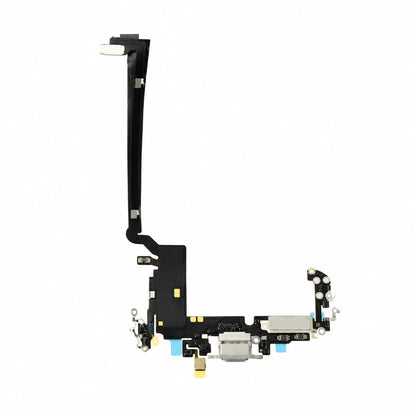 iPhone 17 Pro Max Silver charging port on white