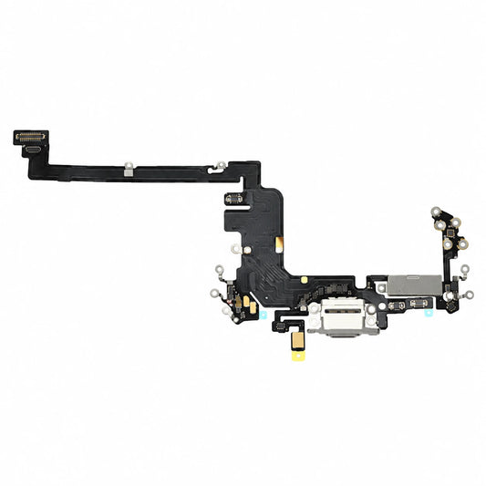 iPhone 17 Pro Silver charging port on white