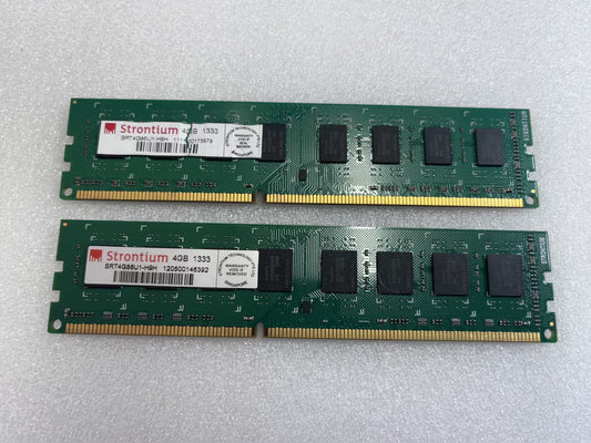Strontium 8GB (2x4) DDR3 RAM 1333MHz