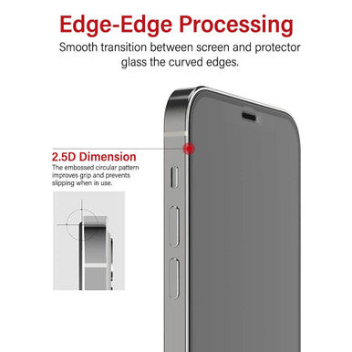 Kinglas Privacy Tempered Glass Screen Protector For iPhone 15 / 15 Pro - Image 6