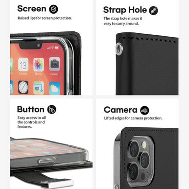 Mercury Rich Diary Case for iPhone 15 - Image 6