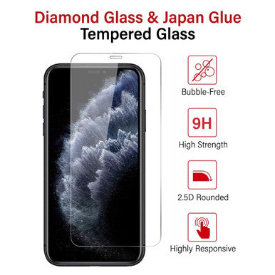 Kinglas Tempered Glass Screen Protector For iPhone 12 mini (Diamond Glass & Japan Glue Upgrade) - Image 2