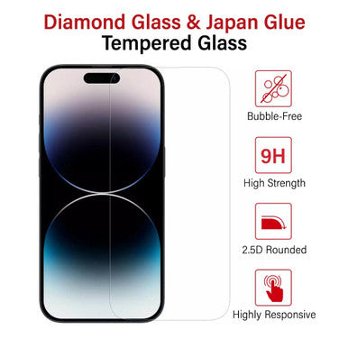 Kinglas Tempered Glass Screen Protector For iPhone 14 Pro Max(Diamond Glass & Japan Glue Upgrade) - Image 2